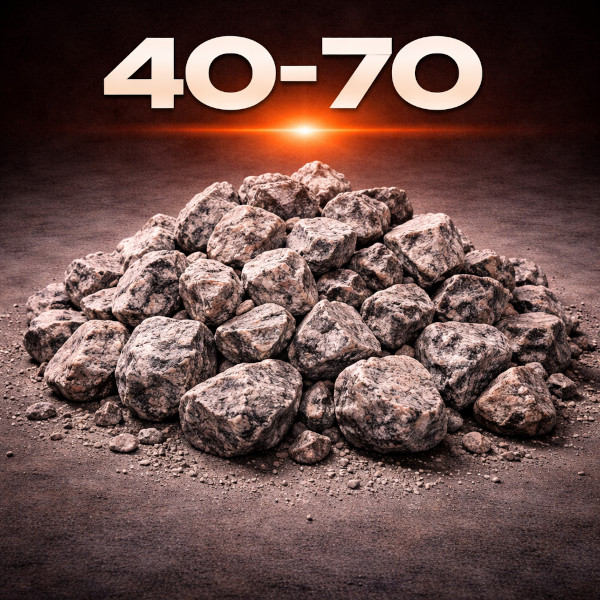 Щебень гранитный 40-70